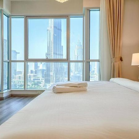 Apartament Magnificent Luxury 3Br With Amazing Burj & Fountain View Dubaj Zewnętrze zdjęcie