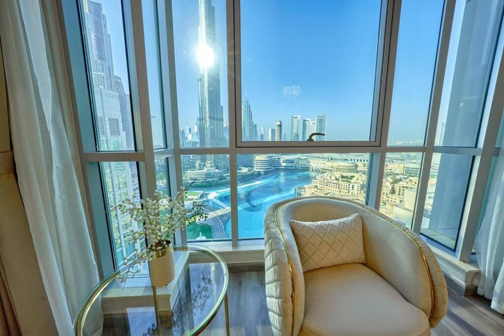 Apartament Magnificent Luxury 3Br With Amazing Burj & Fountain View Dubaj Zewnętrze zdjęcie