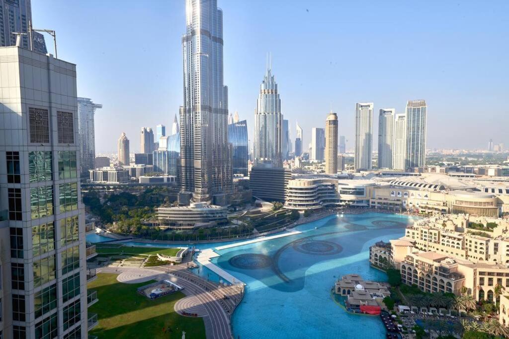 Apartament Magnificent Luxury 3Br With Amazing Burj & Fountain View Dubaj Zewnętrze zdjęcie
