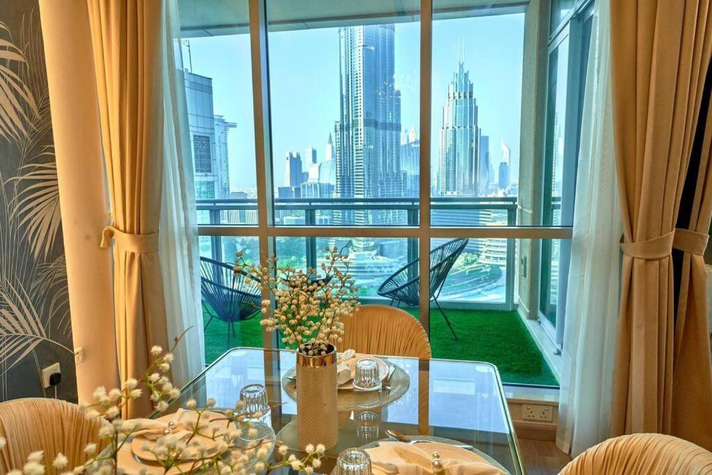 Apartament Magnificent Luxury 3Br With Amazing Burj & Fountain View Dubaj Zewnętrze zdjęcie
