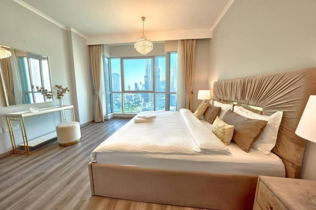 Apartament Magnificent Luxury 3Br With Amazing Burj & Fountain View Dubaj Zewnętrze zdjęcie