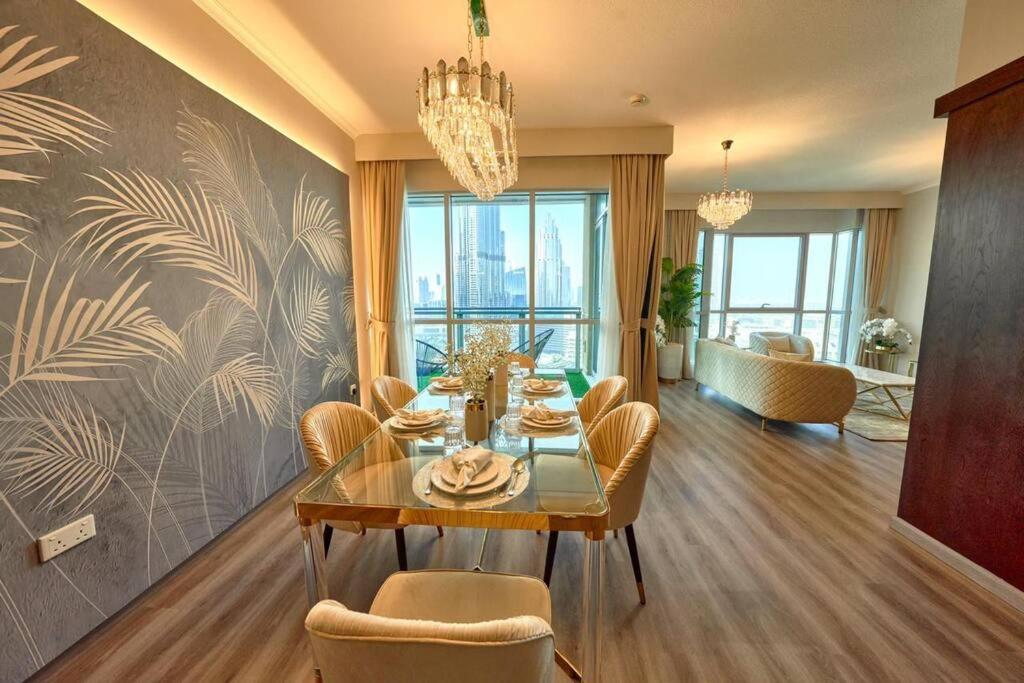 Apartament Magnificent Luxury 3Br With Amazing Burj & Fountain View Dubaj Zewnętrze zdjęcie